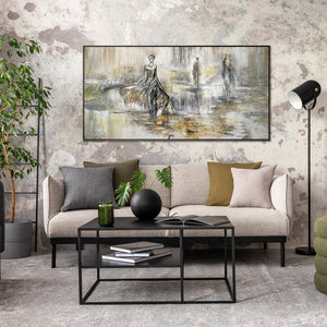 Abstrakte Wandkunst, handgemalte bilder auf leinwand für wohnzimmer