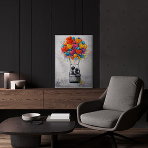 Wandbild 50x70 cm – Dekoration Innen – Moderne Deko Für Wohnzimmer Handgemalt