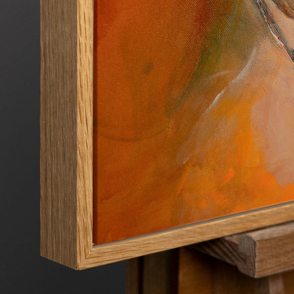 Rahmen aus natürlichem Holz – Detail