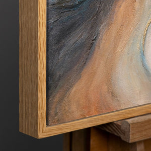 Rahmen aus natürlichem Holz – Detail