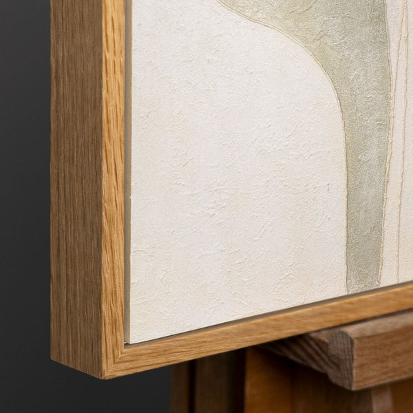 Elegantes Kunstwerk in warmen Naturfarben