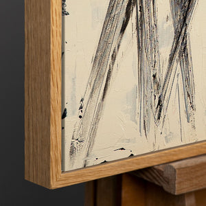 Rahmen aus natürlichem Holz – Detail