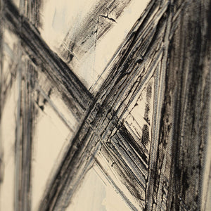 Feine Struktur und Materialität eines abstrakten Kunstwerks