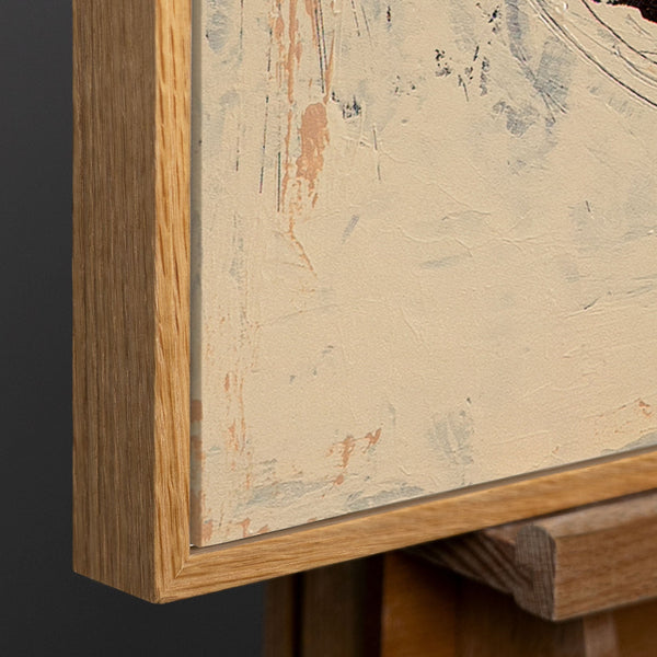 Rahmen aus natürlichem Holz – Detail