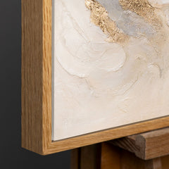 Rahmen aus natürlichem Holz – Detail