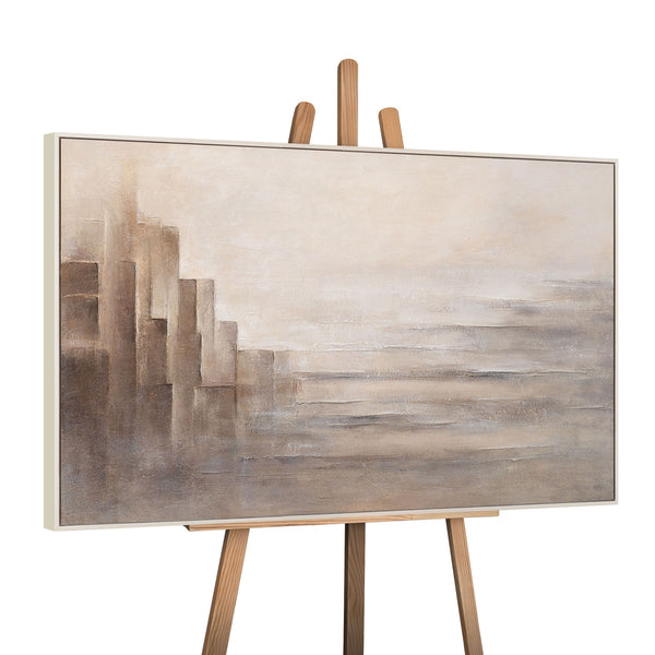 Handgeschilderd schilderij „Grenzen der Illusion“ – Moderne wandkunst op doek