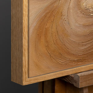 Rahmen aus natürlichem Holz – Detail