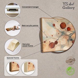 Modernes abstraktes Wandbild mit Struktur und zeitloser Ästhetik