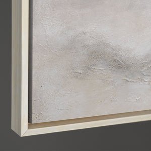 Gemälde Handgemalt mit Rahmen „Nebulöse Ferne“ – Moderne Abstrakte Kunst