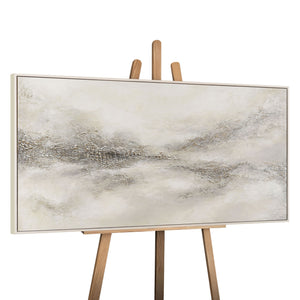 Handgeschilderd schilderij met lijst "Nebulous Distance" – Moderne abstracte kunst