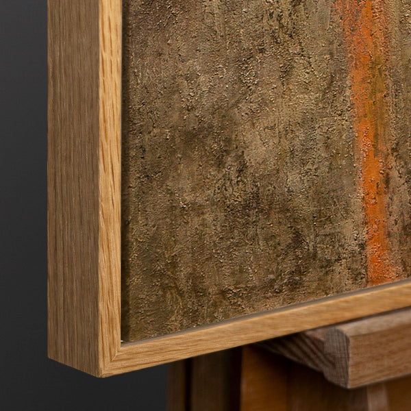 Rahmen aus natürlichem Holz – Detail