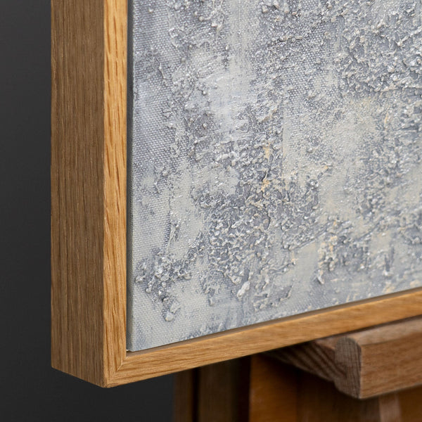 Natürlicher Holzrahmen mit warmer 
Maserung und modernem Design