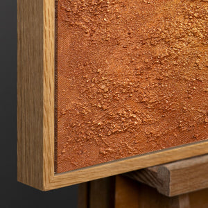 Natürlicher Holzrahmen mit warmer 
Maserung und modernem Design
