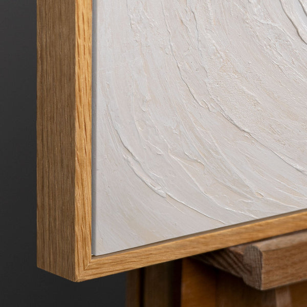 Rahmen aus natürlichem Holz – Detail
