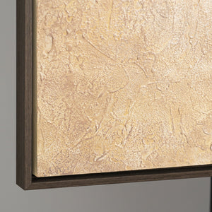 Handgemalte Acrylmalerei „Atem des Sommers“ – Moderne Abstrakte Kunst mit Rahmen