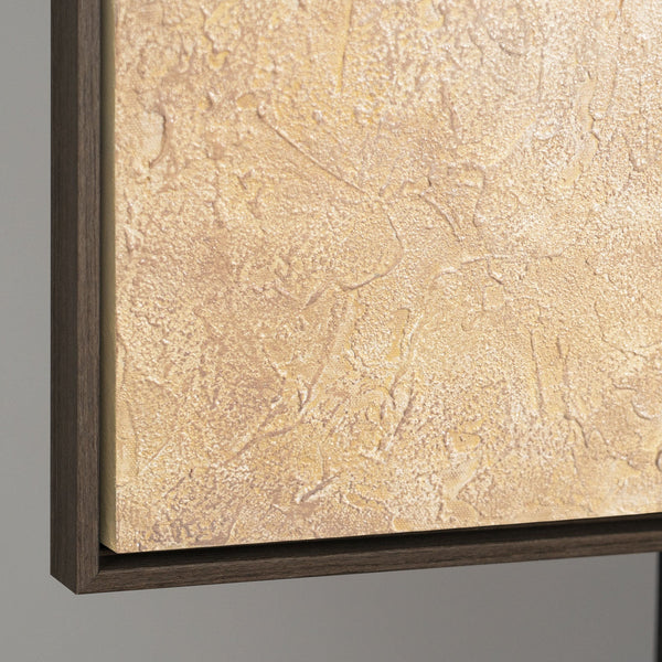 Handgemalte Acrylmalerei „Atem des Sommers“ – Moderne Abstrakte Kunst mit Rahmen