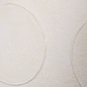 Strukturierte Acrylmalerei „Weißer Code“ – Moderne Wanddeko Wohnzimmer in Weiß