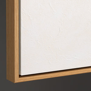 Strukturierte Acrylmalerei „Weißer Code“ – Moderne Wanddeko Wohnzimmer in Weiß