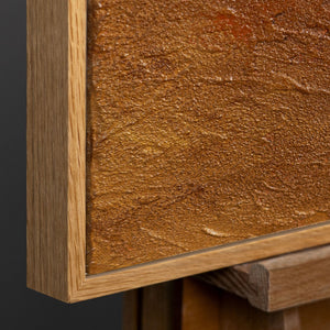 Natürlicher Holzrahmen mit warmer 
Maserung und modernem Design