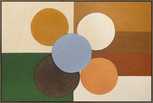 Modernes Wandbild im Rahmen „Sphäre der Balance“ auf Leinwand