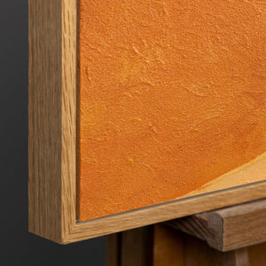 Rahmen aus natürlichem Holz – Detail