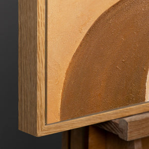 Rahmen aus natürlichem Holz – Detail