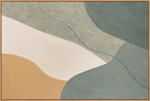 Modernes abstraktes Wandbild mit Struktur und zeitloser Ästhetik