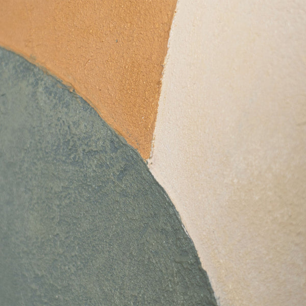 Modernes abstraktes Gemälde für stilvolle Innenräume in neutralen Farben