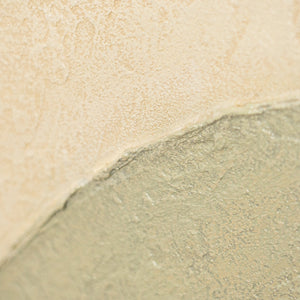 Moderne canvasprints met organische lijnen in het "Sandweg"-frame.