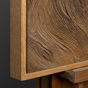 Rahmen aus natürlichem Holz – Detail