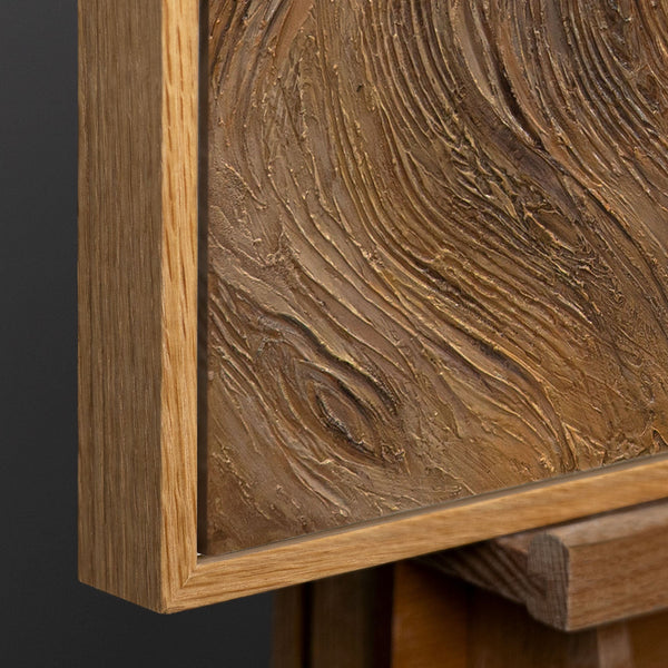 Rahmen aus natürlichem Holz – Detail