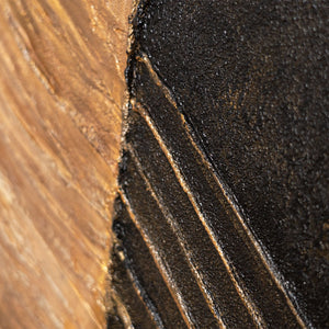 Modernes abstraktes Gemälde für stilvolle Innenräume in neutralen Farben