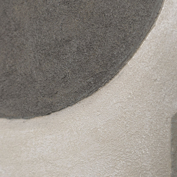 Zeitgenössische abstrakte Wandkunst mit Struktur, minimalistisches Design