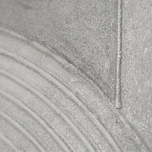 Moderne schilderijen in een lijst, een rustig canvas schilderij "Grey Chord"