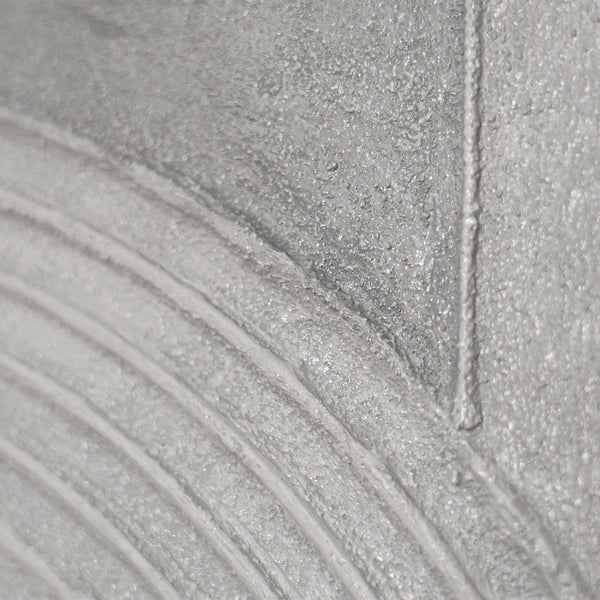 Moderne schilderijen in een lijst, een rustig canvas schilderij "Grey Chord"