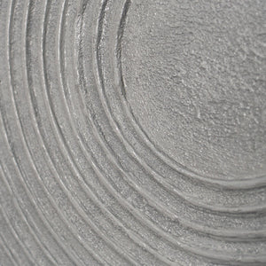 Moderne schilderijen in een lijst, een rustig canvas schilderij "Grey Chord"