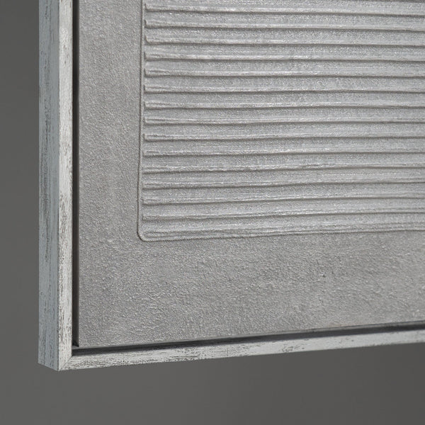 eine Struktur und Materialität eines abstrakten Kunstwerks