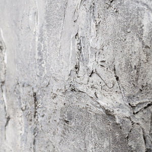 Handgeschilderde schilderijen in lijsten, abstracte kunst met textuur "Memory of Stone"