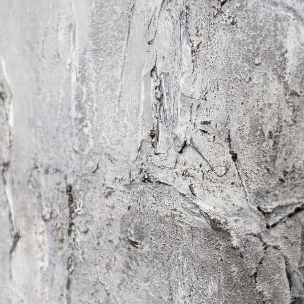 Handgeschilderde schilderijen in lijsten, abstracte kunst met textuur "Memory of Stone"