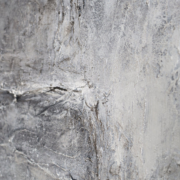 Handgeschilderde schilderijen in lijsten, abstracte kunst met textuur "Memory of Stone"