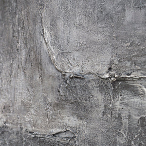 Handgeschilderde schilderijen in lijsten, abstracte kunst met textuur "Memory of Stone"