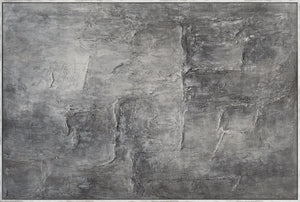 Handgeschilderde schilderijen in lijsten, abstracte kunst met textuur "Memory of Stone"