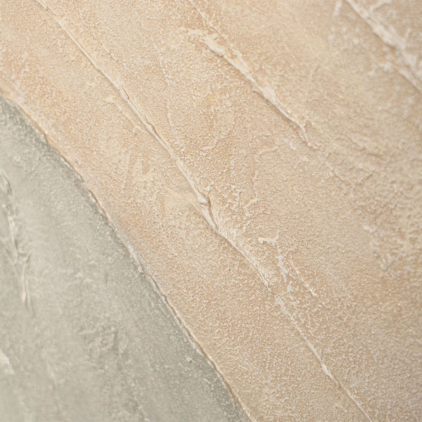 Acrylverfschilderij met textuur in de lijst "Sporen van regen"