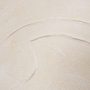 Acrylverfschilderij met textuur in de lijst "Sporen van regen"