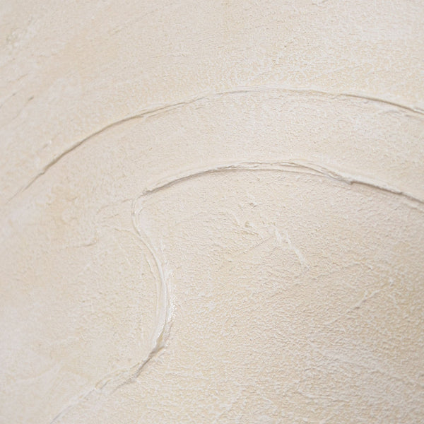 Acrylverfschilderij met textuur in de lijst "Sporen van regen"