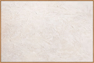 Handgeschilderd acrylschilderij met lijst "Het gefluister van de tijd" – Abstracte structurele kunst