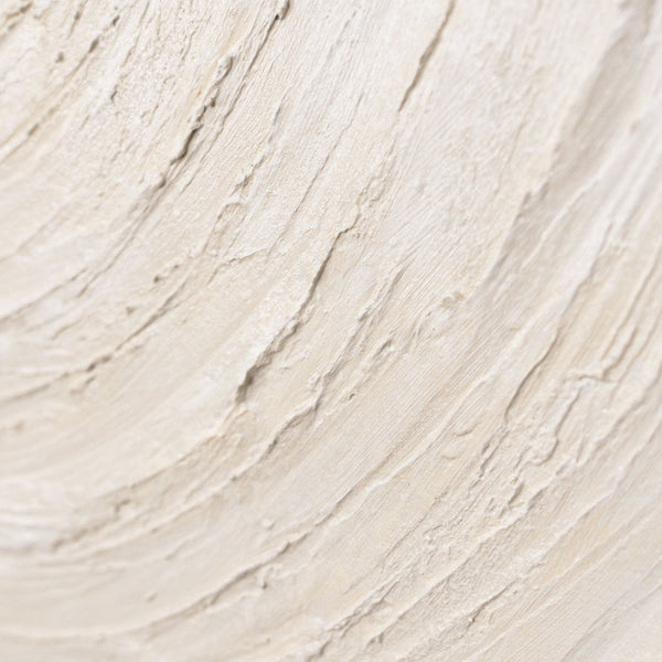 Abstracte wanddecoraties Beige – Structuur schilderij modern „Echo's van de Tijd”