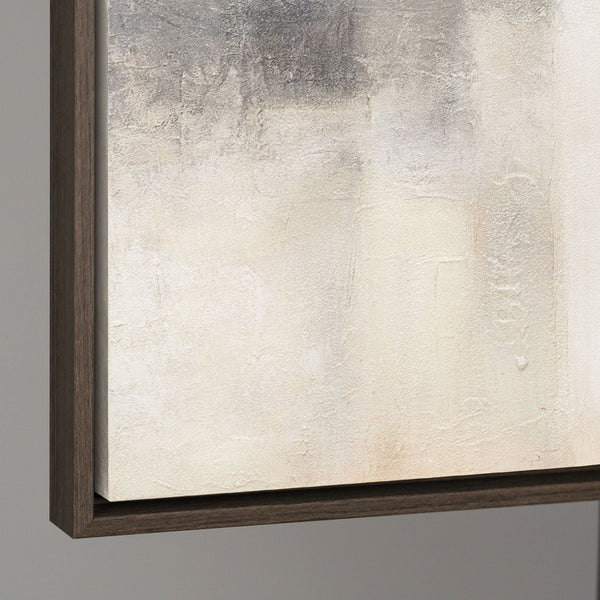 Produktübersicht eines abstrakten Leinwandbildes mit Farbflächen-Design