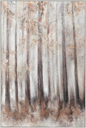 Handgeschilderde schilderijen op canvas in de lijst "Ochtendfrisheid"
