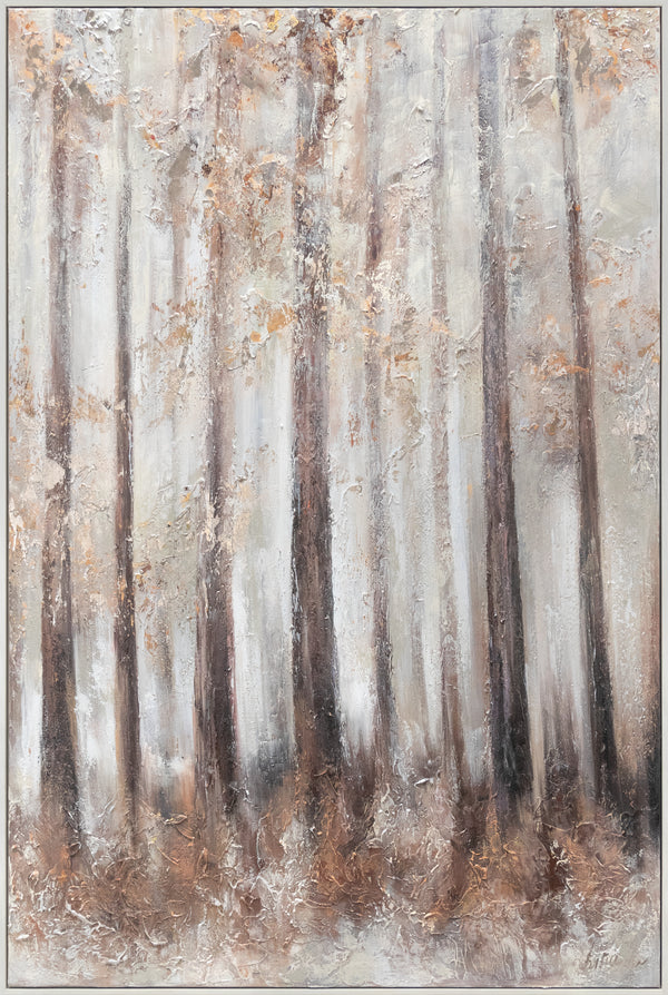 Handgeschilderde schilderijen op canvas in de lijst "Ochtendfrisheid"